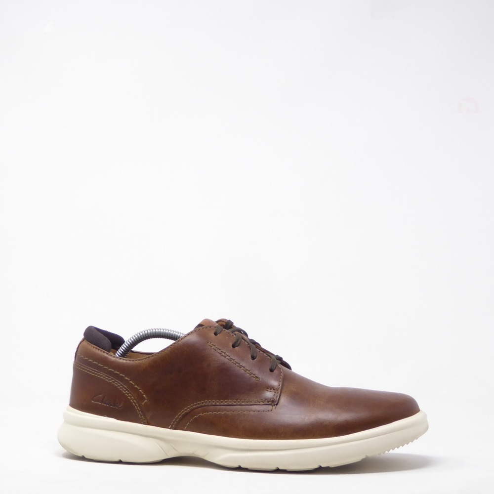Clarks Mens Bradley Oxford Shoes Brown Leather Extreme Comfort 11.5